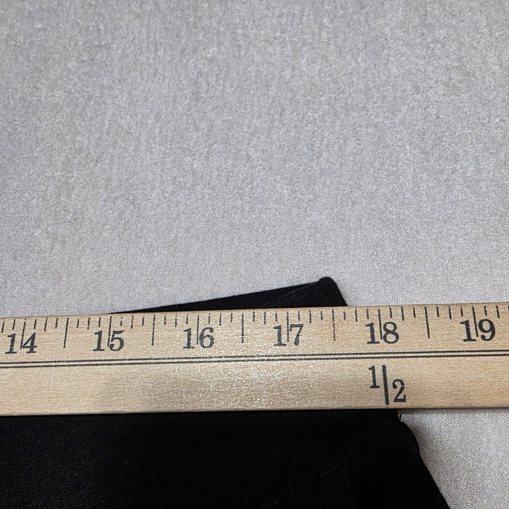 J Jill Pure Jill Affinity French Terry Slim Crop Pants Black Women's Size L - Picture 5 of 8